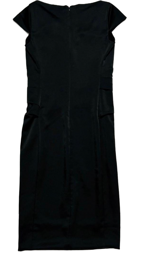 Valentino Knee Length Dress w assymetrical neck bow