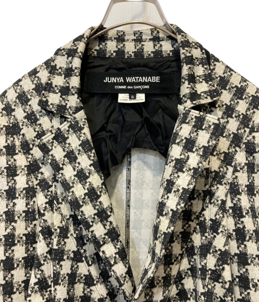 JUNYA WATANABE COMME des GARCONS houndstooth print jacket blazer
