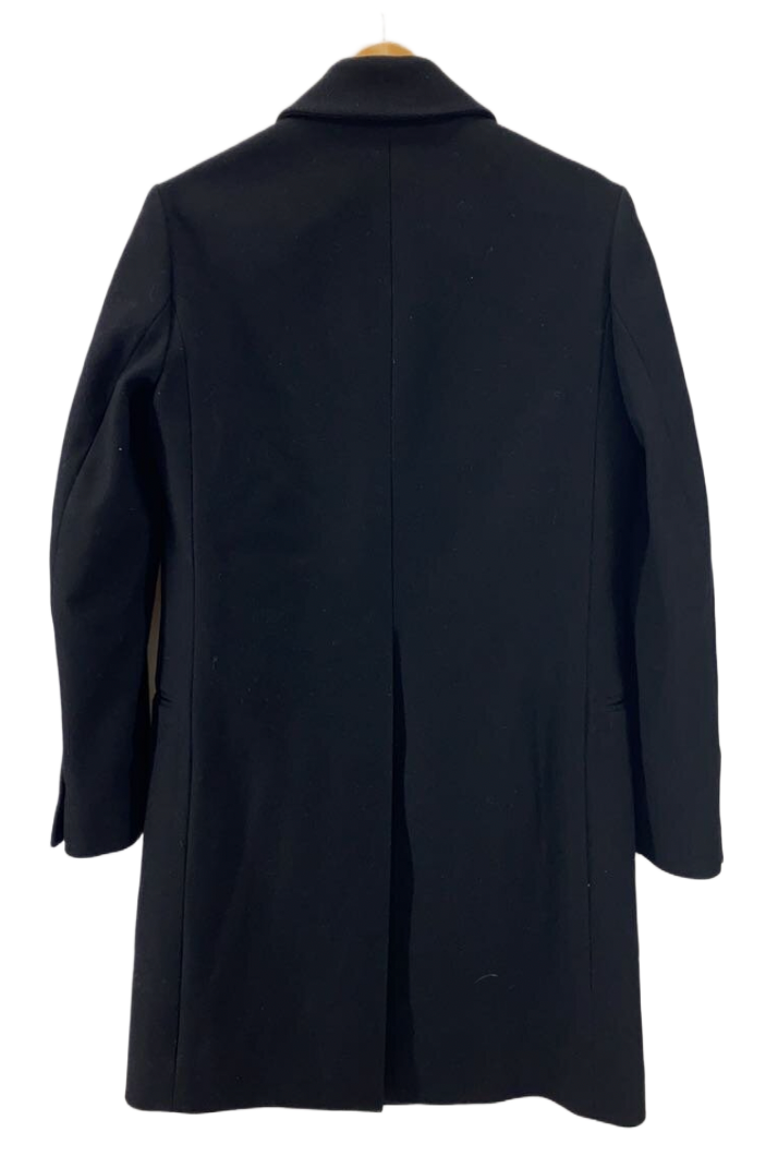 Carven Peak Lapel Wool Coat Sz 44