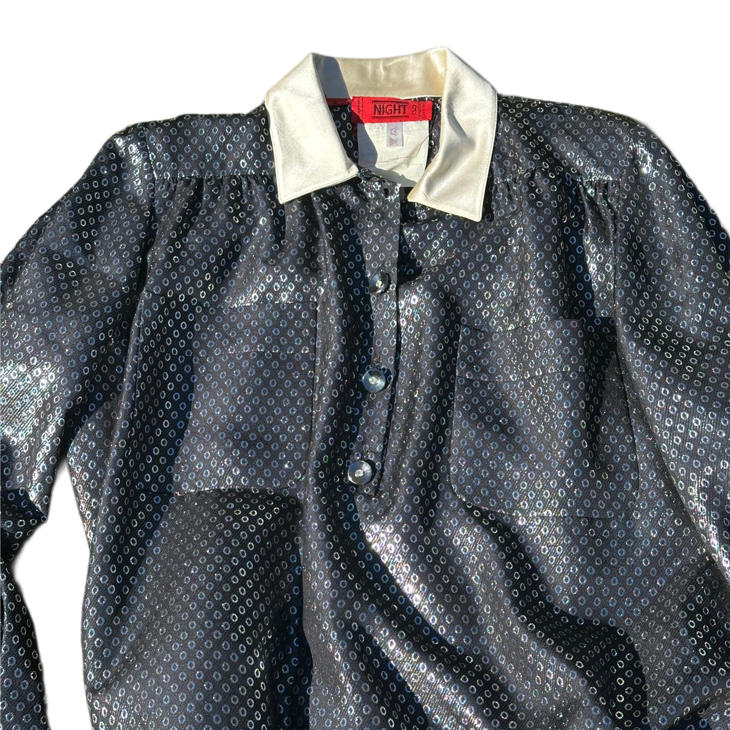 Valentino Night Metallic LS Blouse