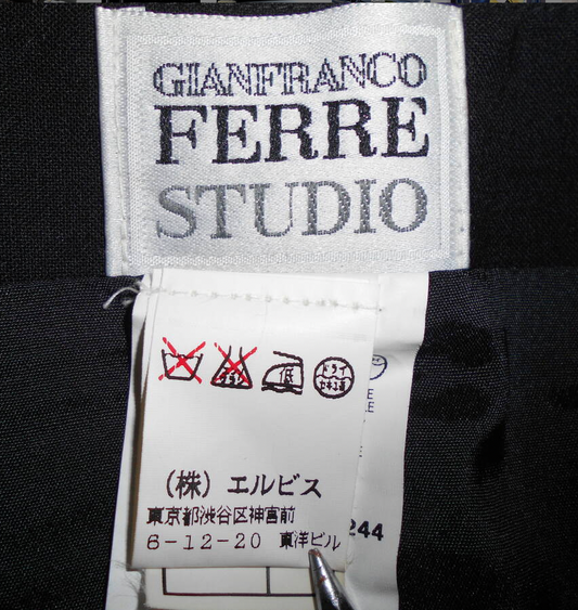 Gianfranco Mermaid Leather Waist Skirt