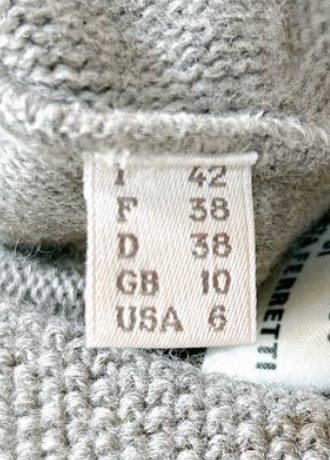Alberta Ferretti SS Grey knit w bow