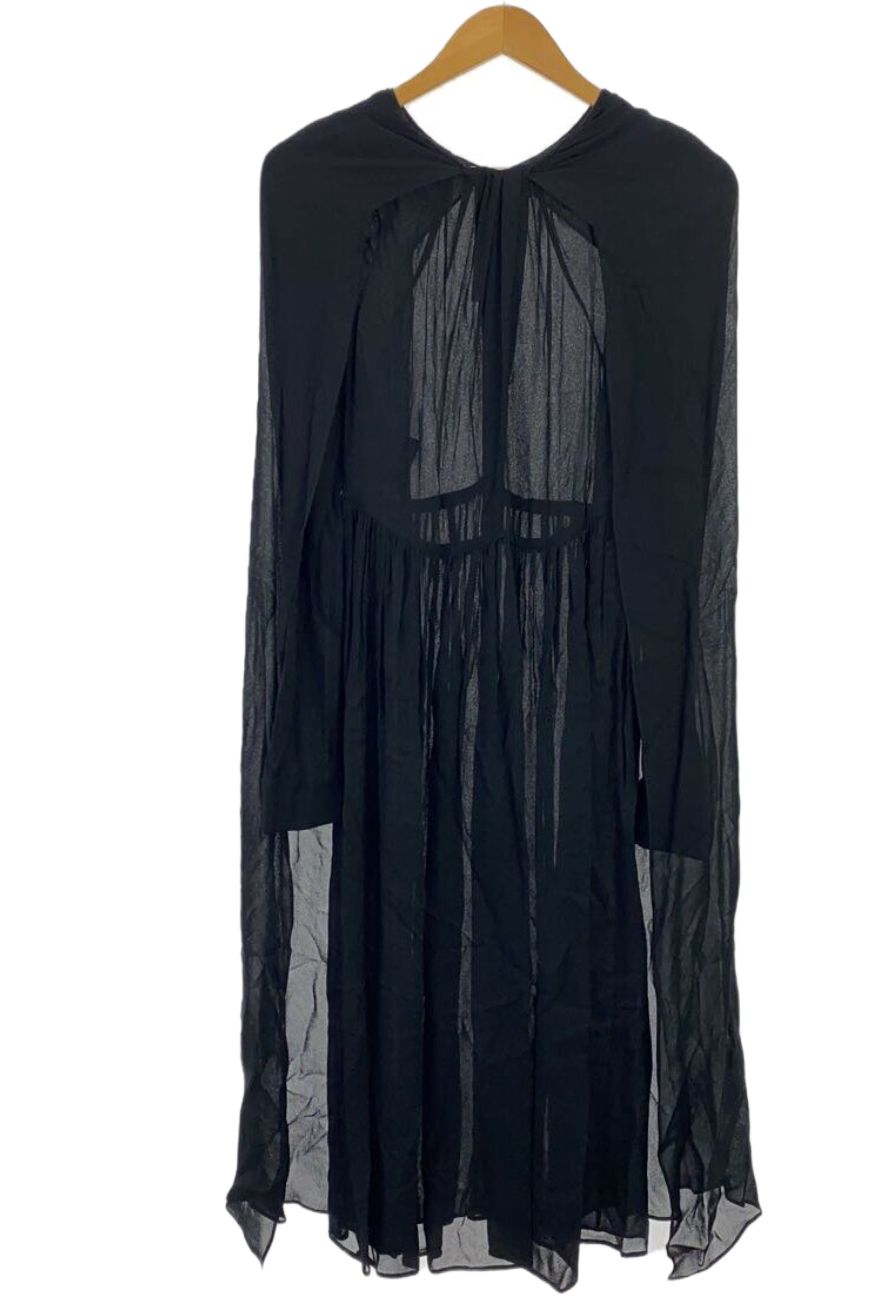 Prada Sheer Black LS Dress