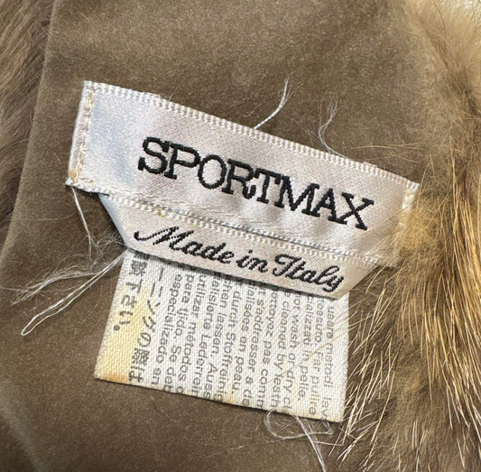 Sportmax Fur Muffle hawl