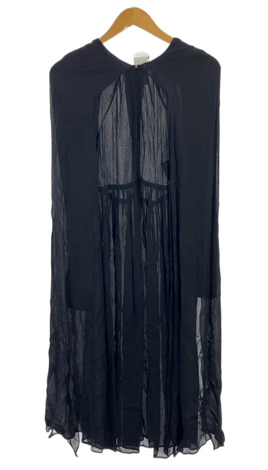 Prada Sheer Black LS Dress