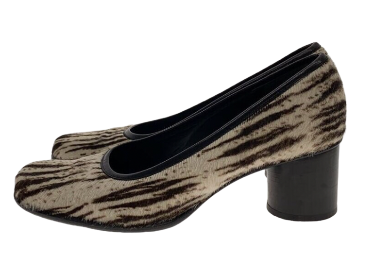 FENDI zebra fur Pumps/37.5