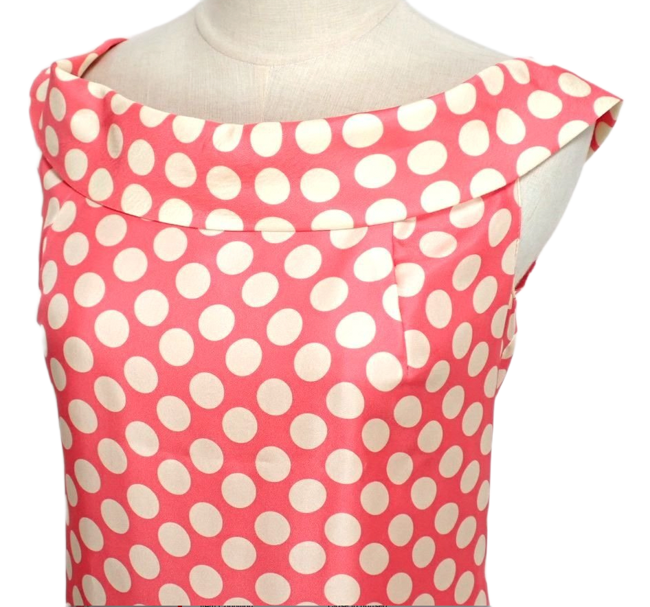 Blugirl Blumarine Polka dot sequin Hem Sless Dress