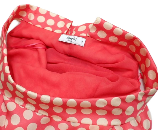 Blugirl Blumarine Polka dot sequin Hem Sless Dress