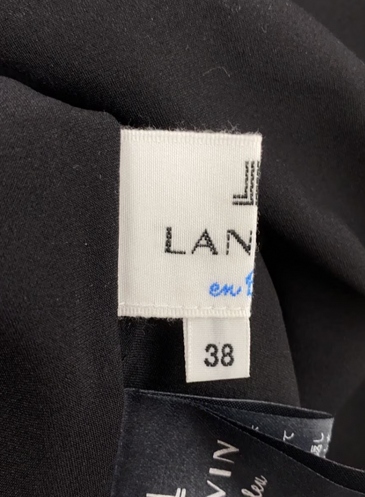 LANVIN et Blue Nylon Ruched Long skirt