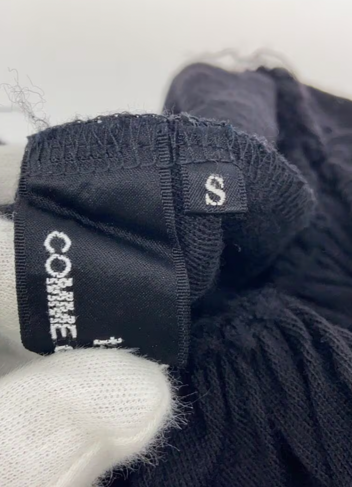 Comme des garcons AD 2003 SS Pleated gathering drape t shirt