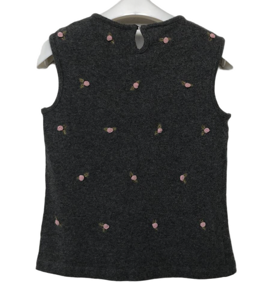 Dolce & Gabbana flower motif knit sless tank