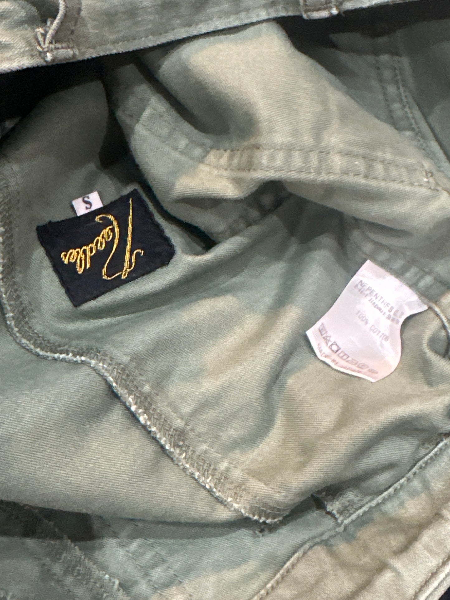 Needles HD Pants Sz S Khaki