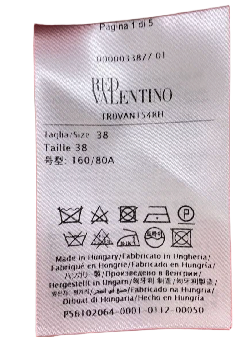 Red valentino Bow Sless Cape Dress