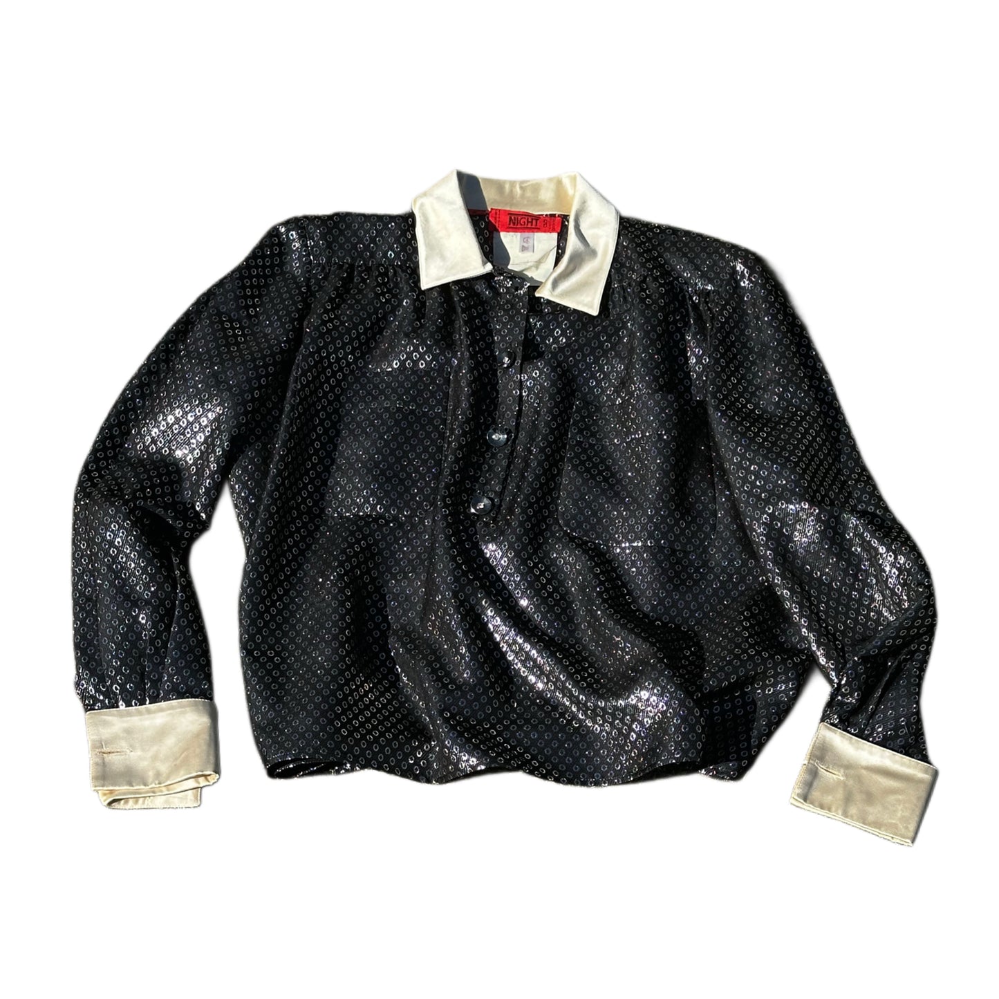 Valentino Night Metallic LS Blouse