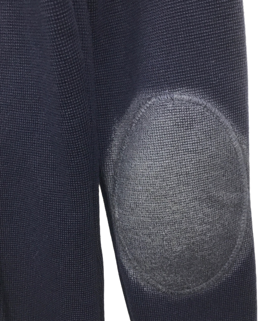 Prada Sport Knit Wool Patch Pocket Elbow Patches Zip Jacket