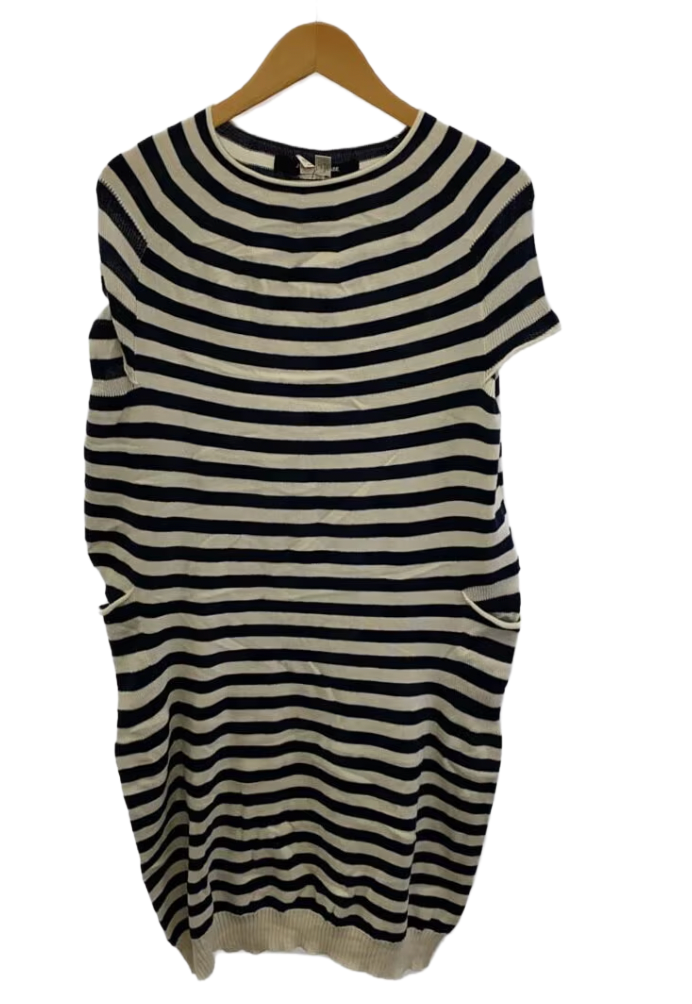 JUNYA WATANABE COMME des GARCONS striped cotton knit short sleeve dress