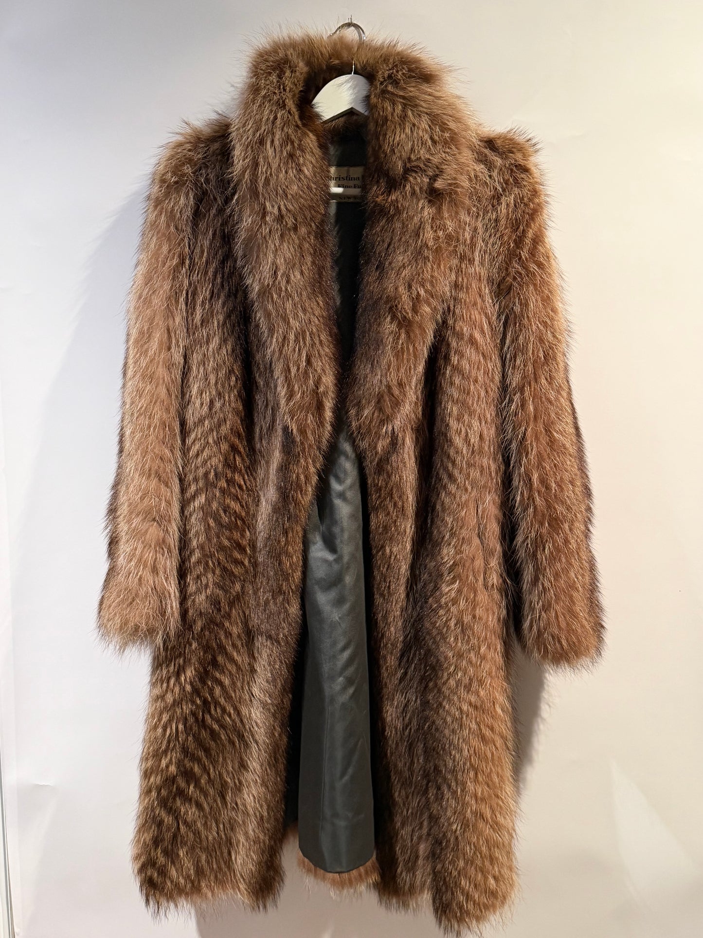 Christina Byrne Mid Length Fur Coat