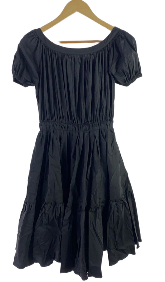 Miu Miu Puff SS Pleated Babydoll dress