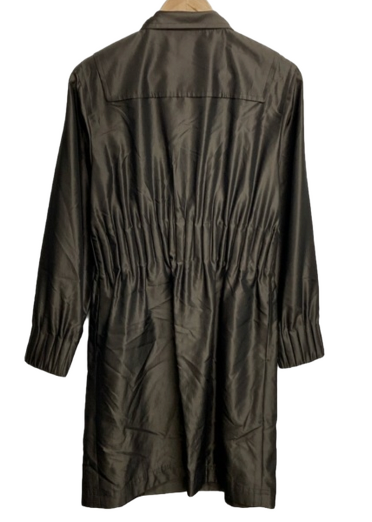 Givenchy Size 38 Dark Brown LS Zip Up Spring/Autumn Coat dress