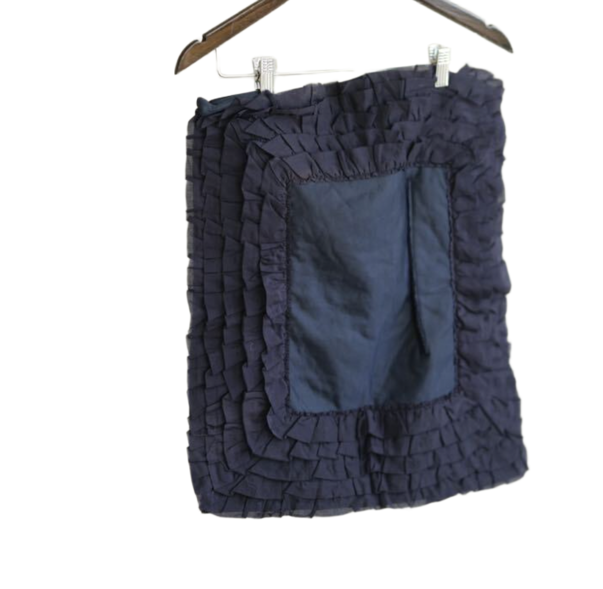 Comme Des Garcons frill napkin square top 2008 SS runway