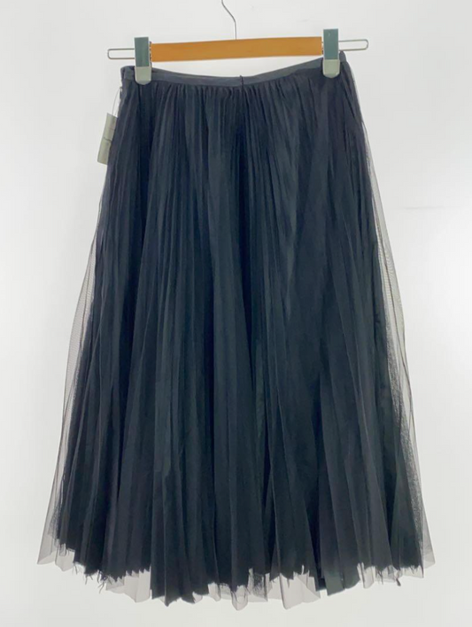 Comme Des Garcons Overlay Tulle Maxi Pleated Skirt