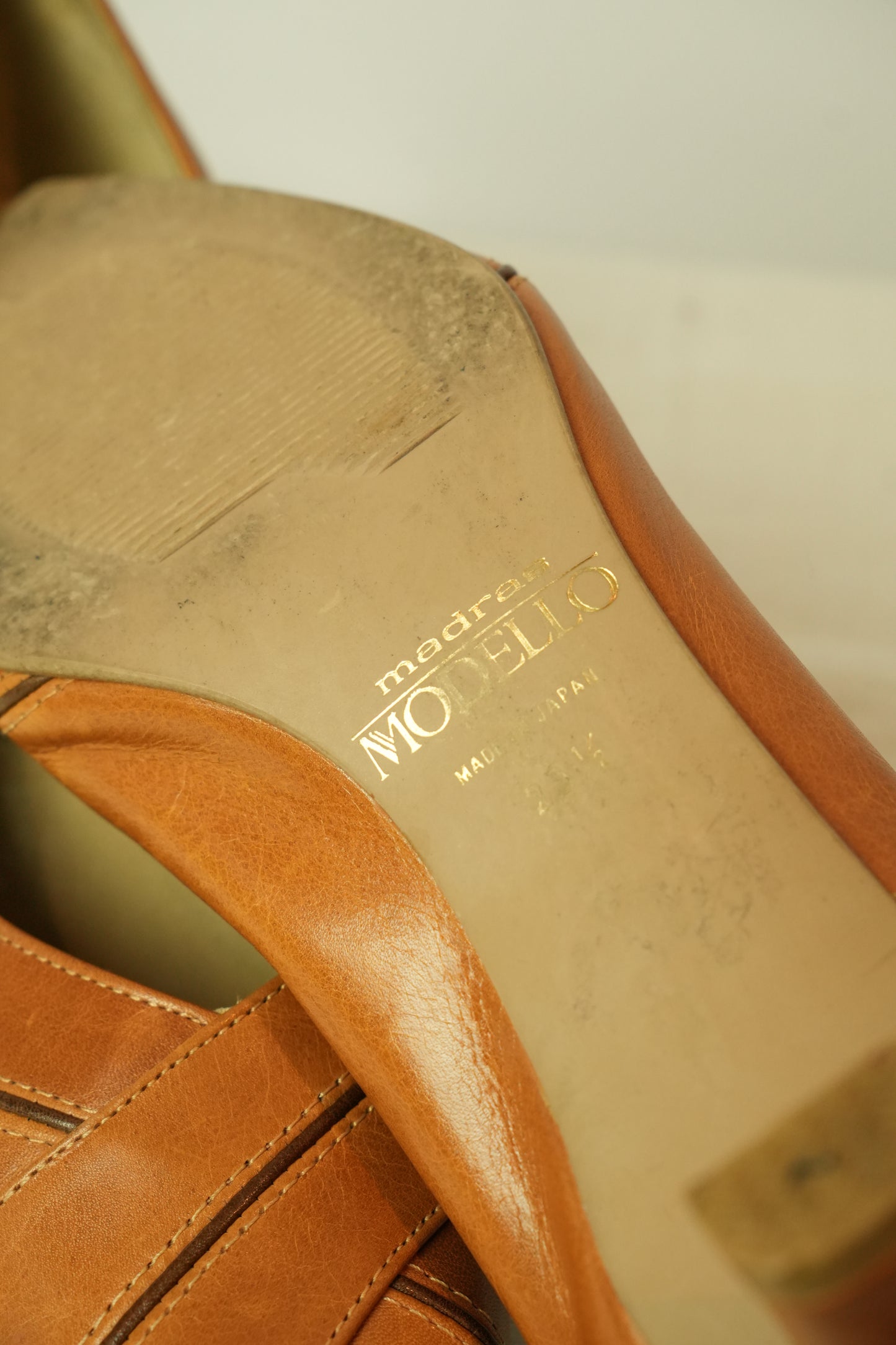 Christian Aujard Brown Square Toe Sz 36.5