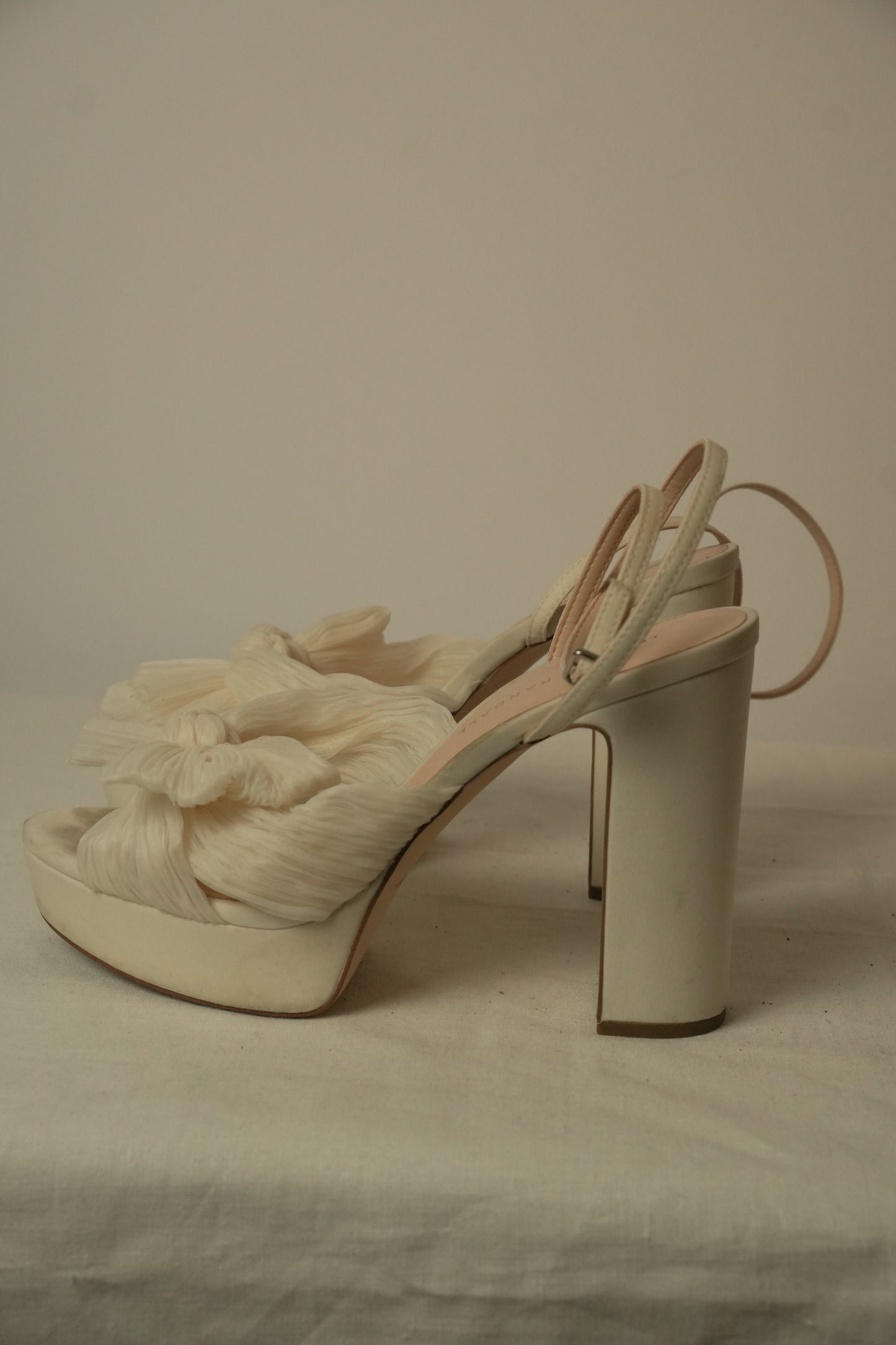 Loeffler Randall Bow Tulle Platform Heels Sz8