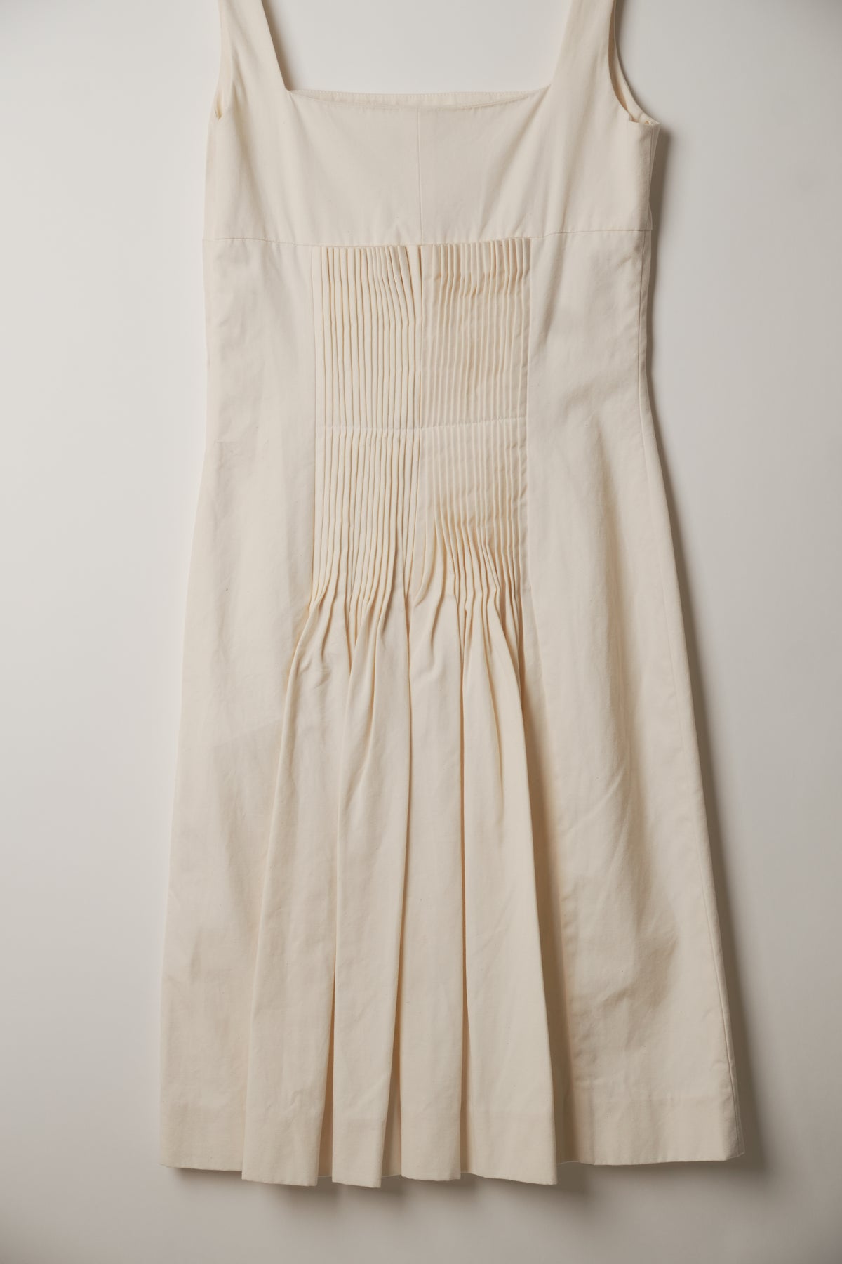 Valentino Square Neck Ruched Bust Midi Dress