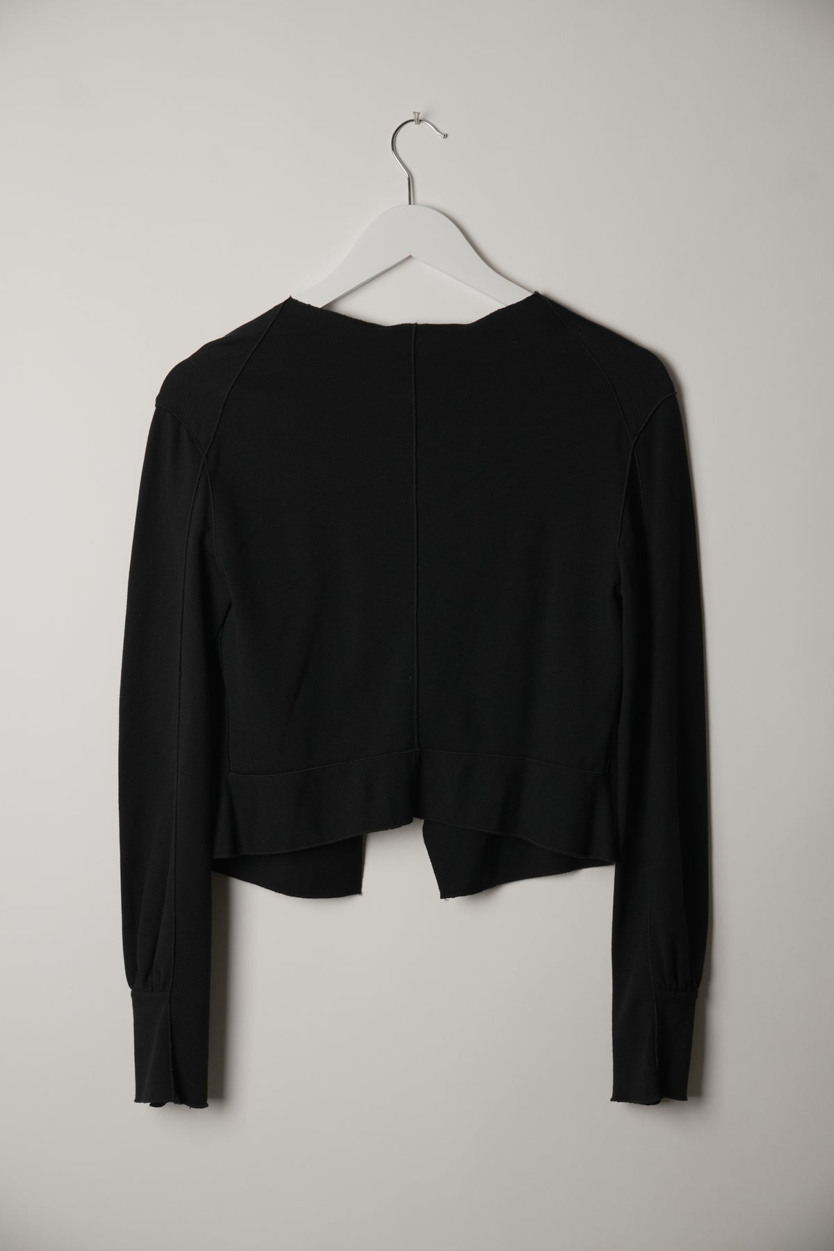 Yves Saint Laurent Asymmetric Black Cardigan