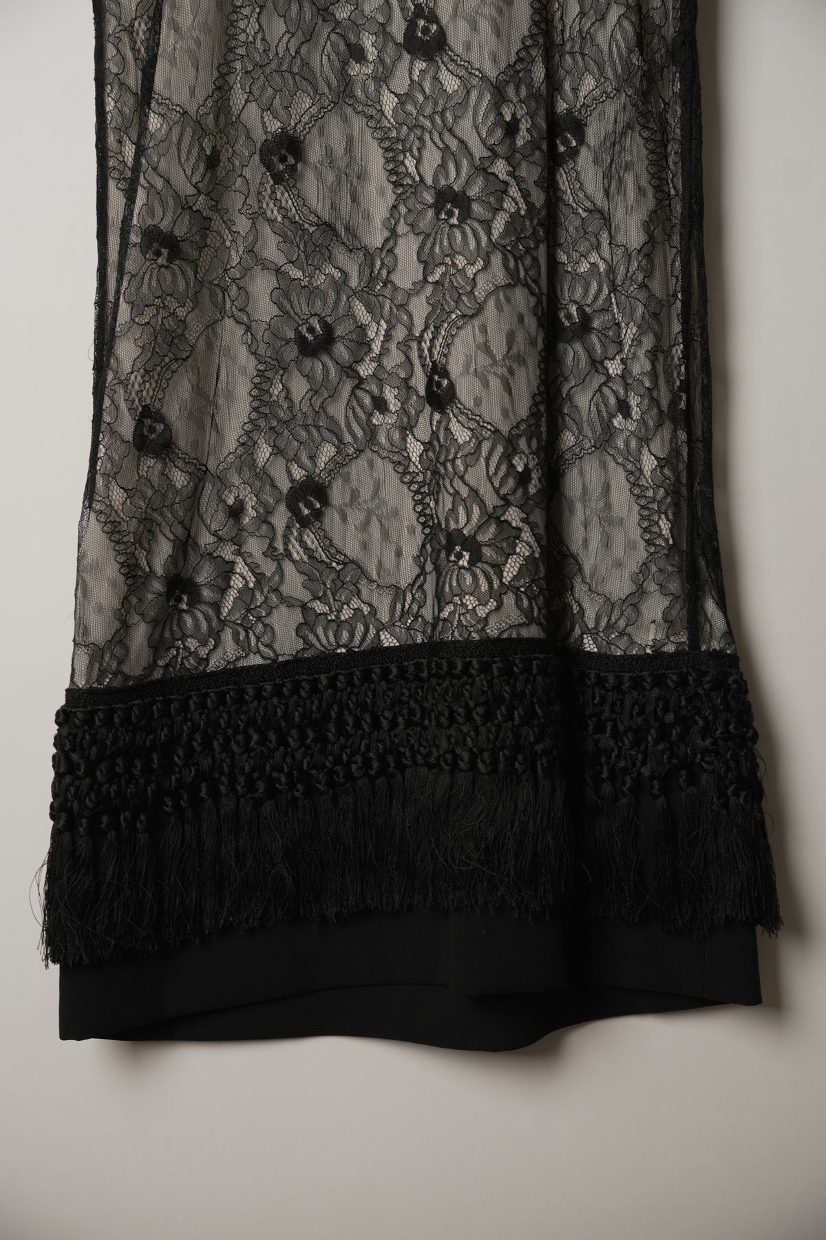 Givenchy Black V-Neck Camisole Dress with Beaded Chain Straps
