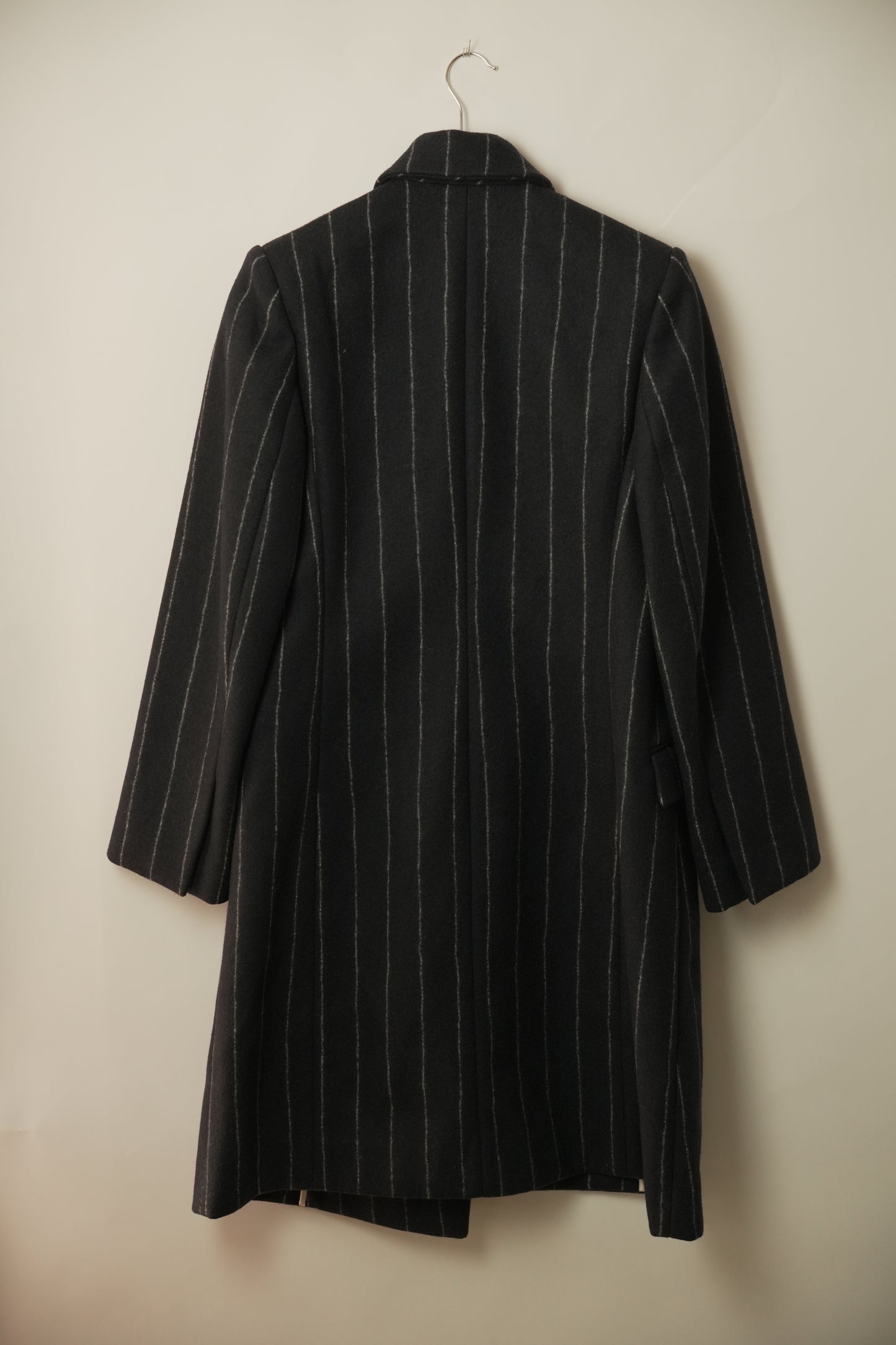 Stella McCartney Pinstripe Structured Wool Blazer Coat