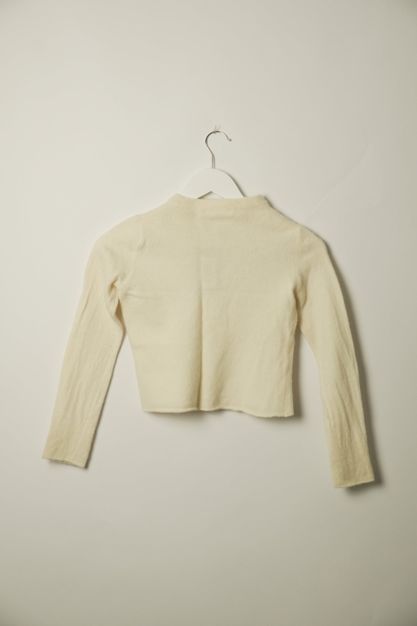 Sophie Merino Wool Knit Cream Ounce Pullover