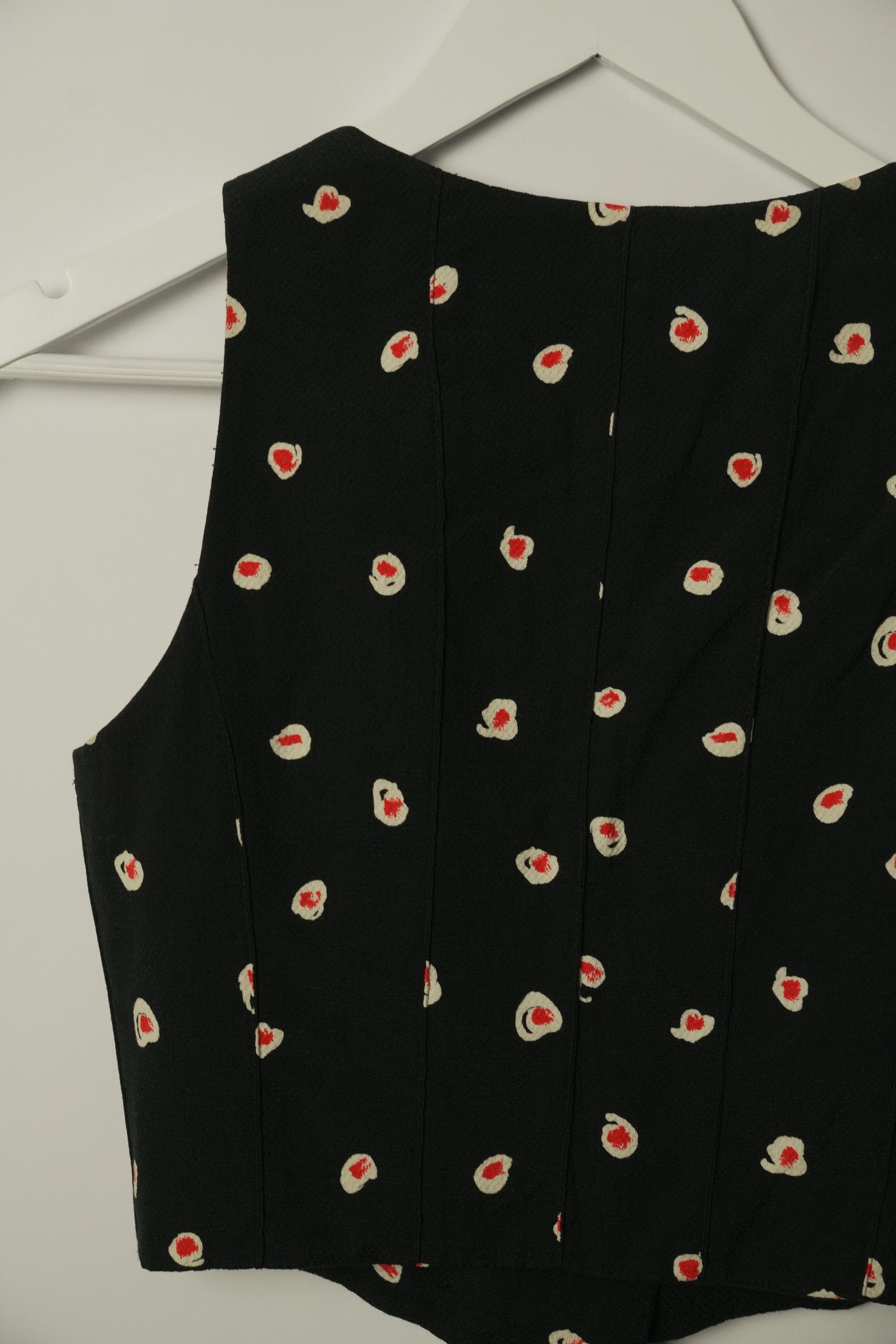 Fendi Print Pocket Double Breasted Crop Top