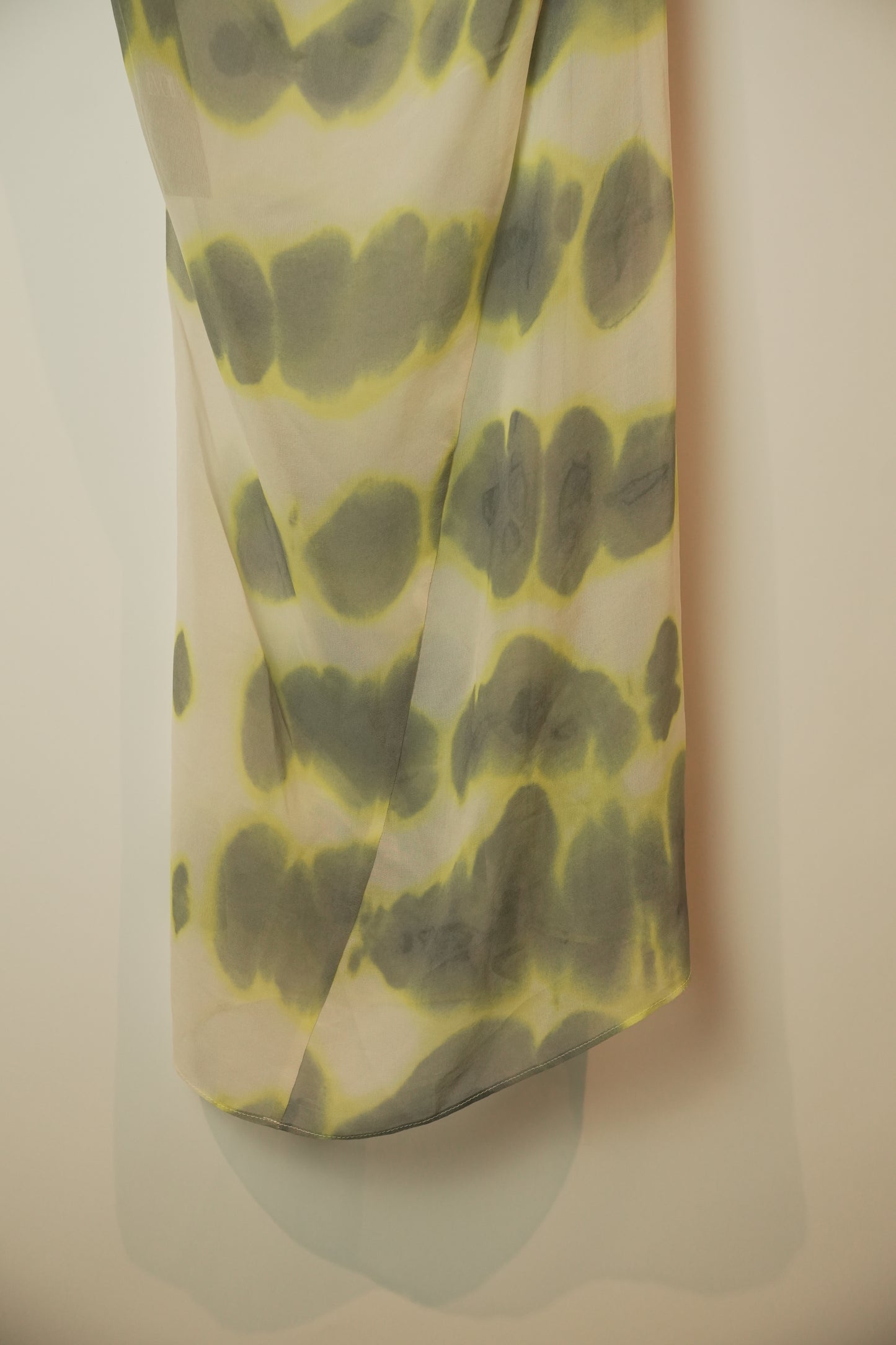 Sportmax One Shoulder Sheer Tie Dye Top