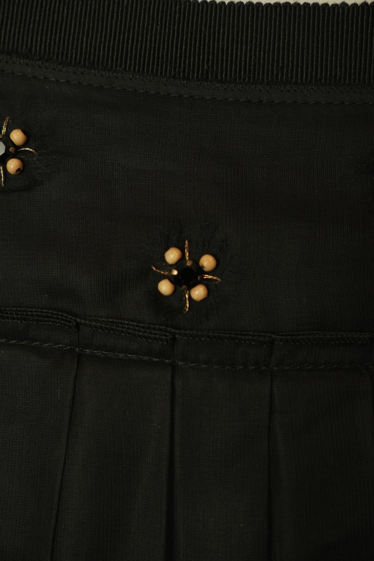 Prada Beaded Pleated Skirt