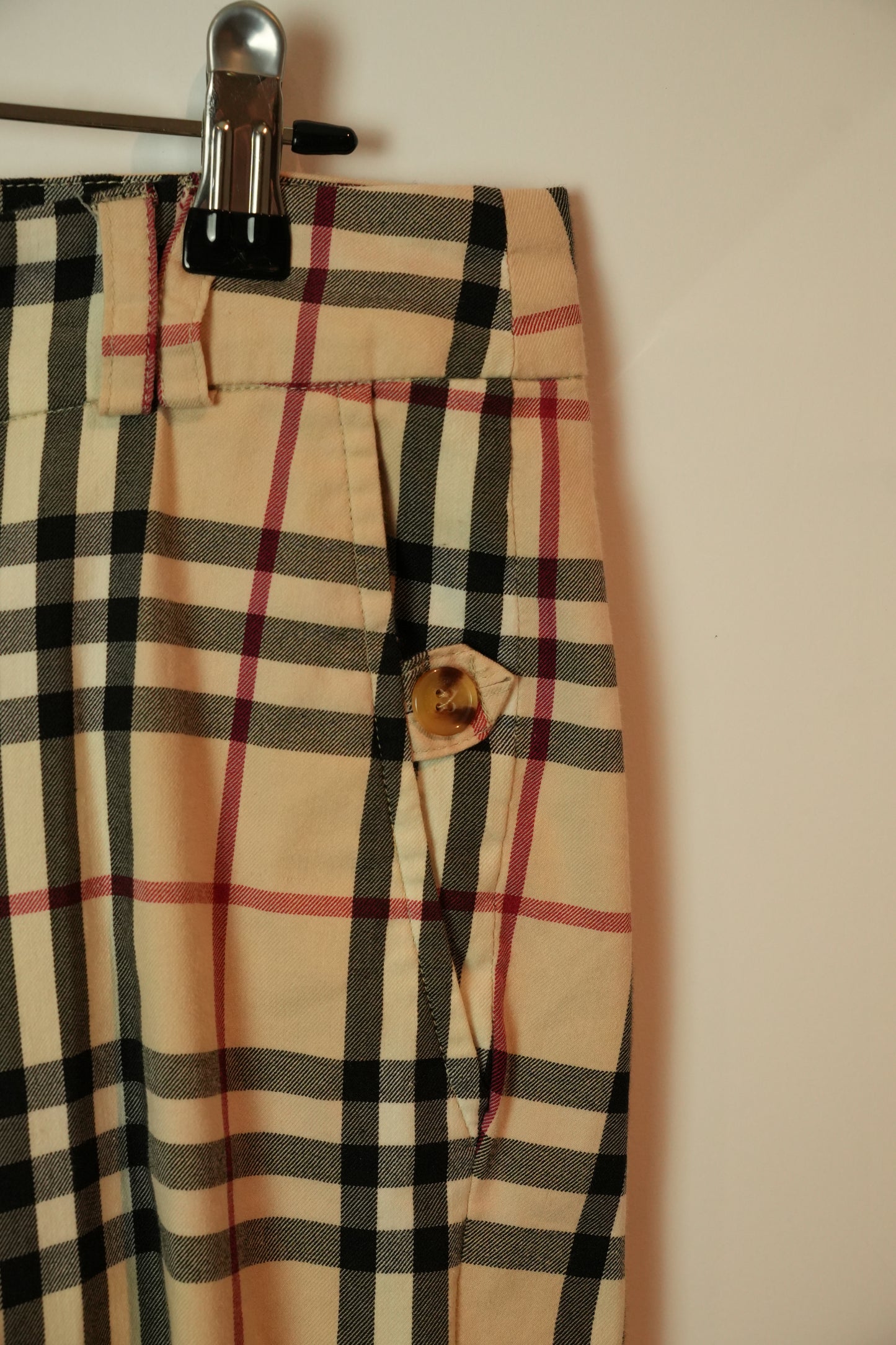 Burberry London Nova Check Capri Pants Sz M