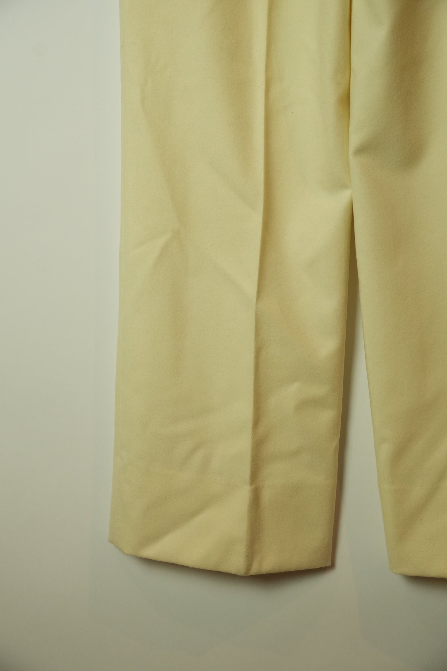 Yves Saint Laurent Wool Cream Pants