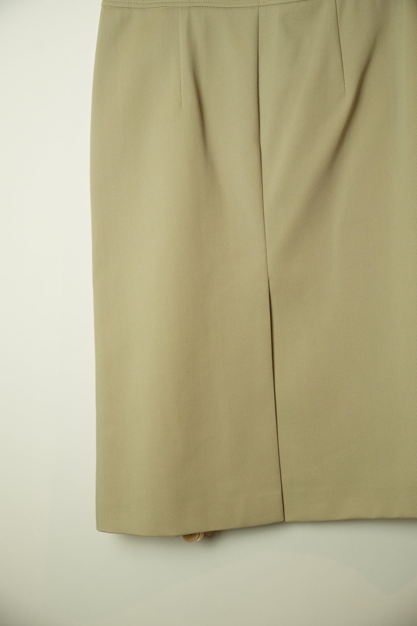 Prada Beige 2019 Paillette Sequin Embellished Wool Midi Skirt