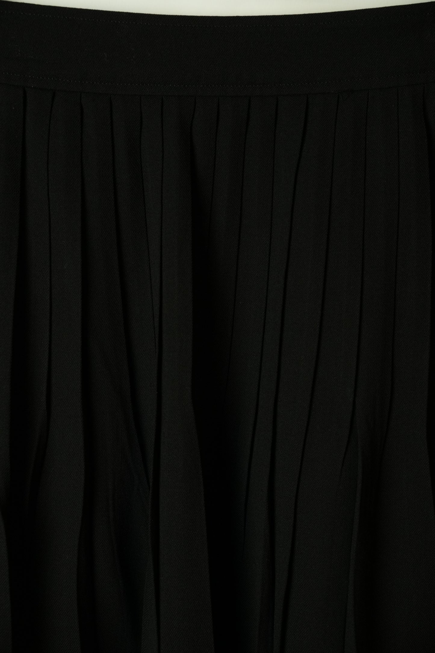 Burberry London Black Pleated Flow Skirt
