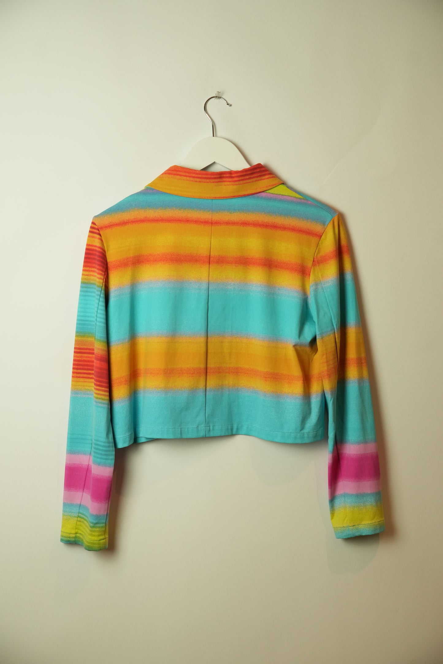 Givenchy Multi Colour Cropped Shirt Jacket
