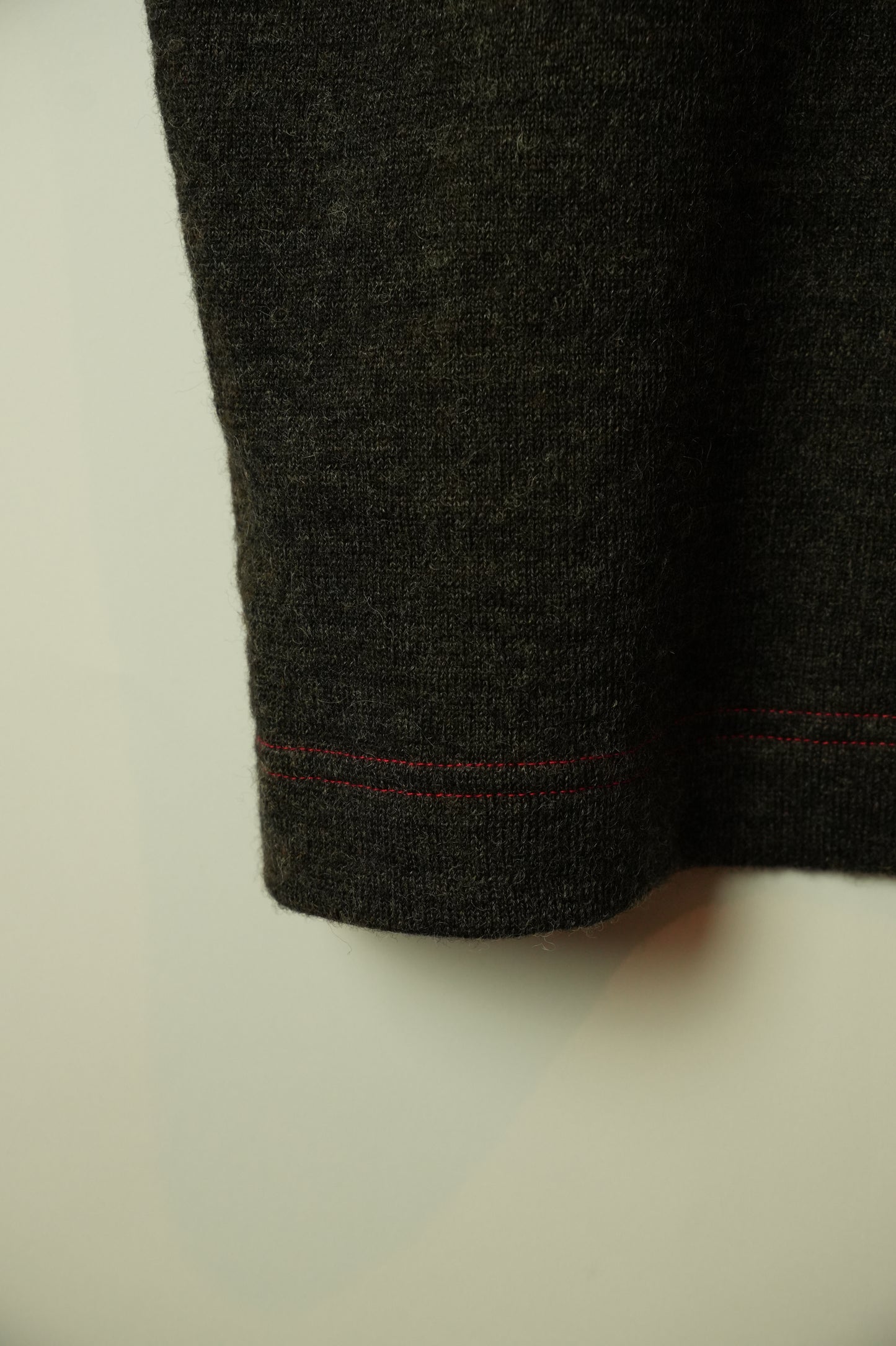 Tricot Comme Des Garcons Knit Tee w Red Check Sketch AD2011