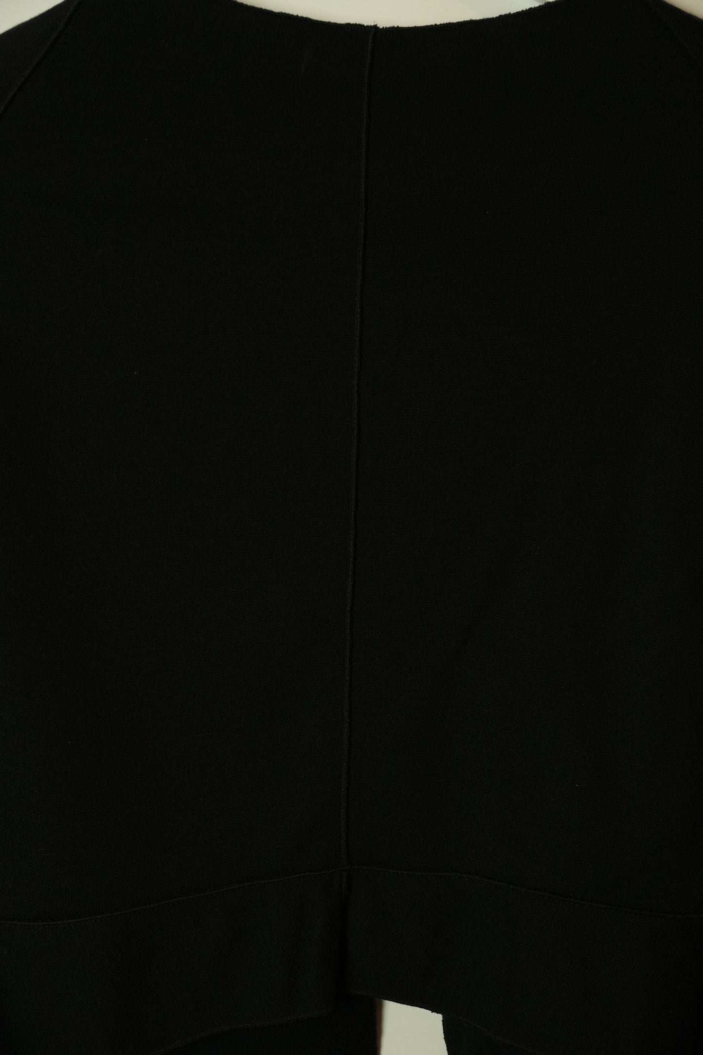 Yves Saint Laurent Assymetrical Black Cardigan
