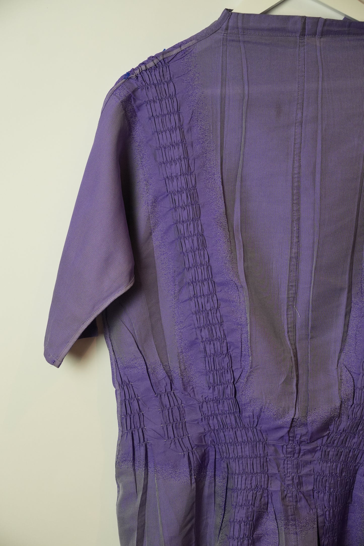 Issey Miyake Ruched Peplum SS Shirt