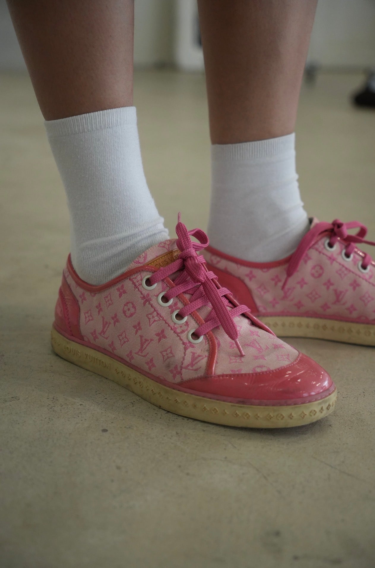Louis Vuitton Pink Sneakers