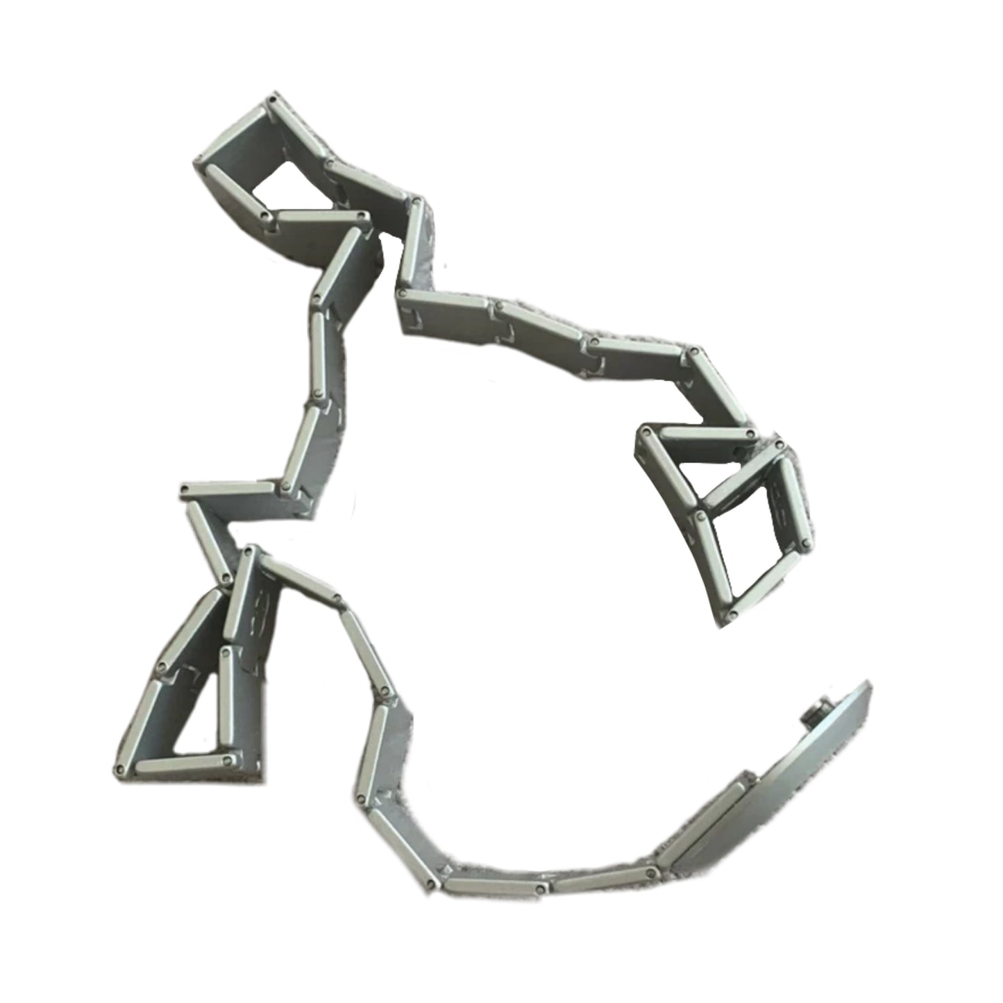 Chanel Astronaut Stainless Steel CC Belt Silver