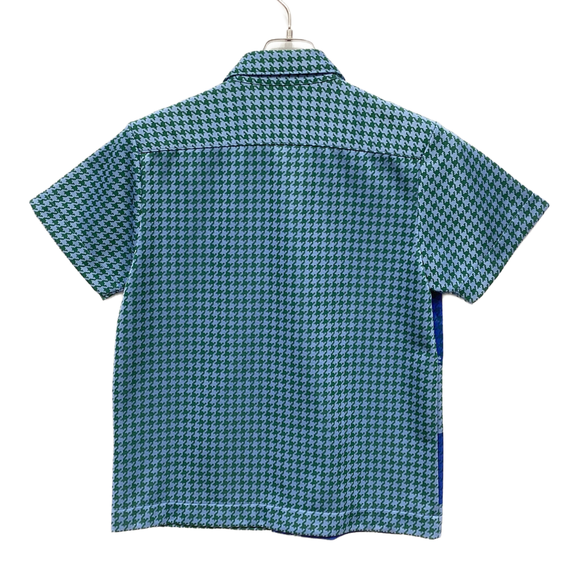 COMME des GARCONS Homme Plus houndstooth dot print bowling shirt