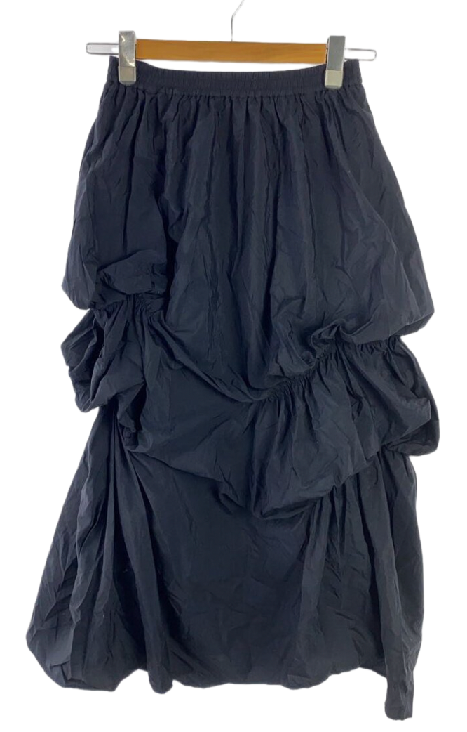 LANVIN et Blue Nylon Ruched Long skirt