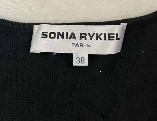Sonia Rykiel SS Rhinestone Bra Knit Sweater Knit T-Shirt Top