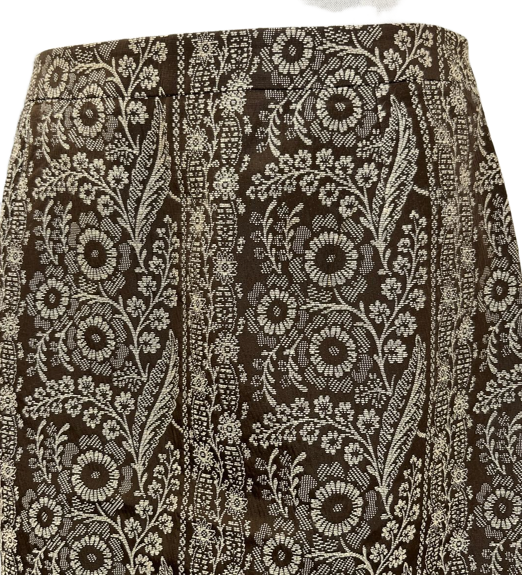 Celine Silk Blend Floral Skirt