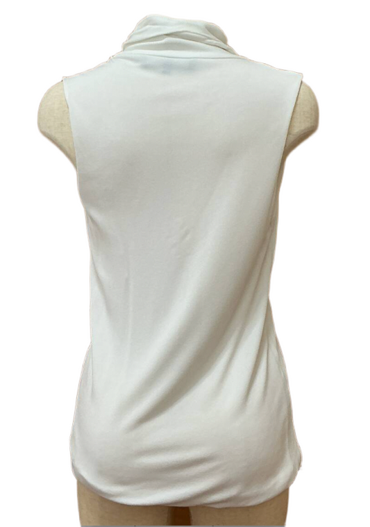 Gucci Sless Draped Neck Tie Blouse Sz M